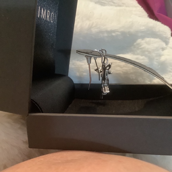 PRIMROSE Sterling Silver Dragonfly Earrings CUBIC ZIRCONIA - Picture 2 of 4